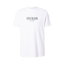 GUESS Tricou verde / alb