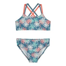 PLAYSHOES Costum de baie două piese ecru / opal / verde mentă / corai