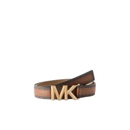 MICHAEL Michael Kors Curea maro / maro închis / auriu