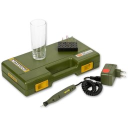 Set complet pentru gravura pe sticla " Trial Glass ", Proxxon 28635