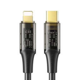 Mcdodo Cablu Amber Series Fast Charging Type-C la Lightning ,36W, 1,2m Black-T.Verde 0.1 lei/ buc