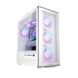 Carcasa ME200 MESH WH ARGB LED Fara sursa
