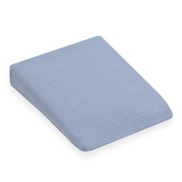 Muslin pillow-case for stroller New Baby STANDARD 30x37cm blue