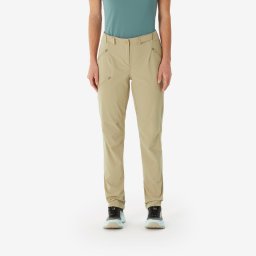Pantalon de drumeție, MH500 bej, damă