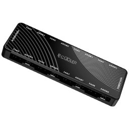 Fan HUB PCCooler, 8 port x 4pin PWM 8 port x 3 pin adresabil RGB, SATA, ARGB HUB-H01