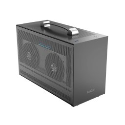 CARCASA PCCOOLER, Mini Tower, ITX, fara sursa, fereastra laterala tip MESH, gri, USB 3.2 gen 1 x 1, USB Type-C x 1, MINI I100G PRO MESH