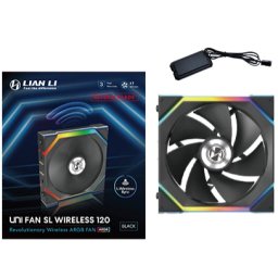 Lian Li UNI FAN SL Wireless 120 Reverse Blade Carcasă calculator Ventilator 12 cm Negru 1 buc.