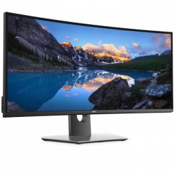 Monitor Refurbished DELL UltraSharp U3417W, LED, Curbat Ultrawide, 34 inch, Rezolutie 3440 x 1440, Frameless, Stare Buna