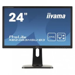 Monitor Refurbished LED, IIYAMA ProLite XB2483HSU-B3, 24 inch, Rezolutie Full HD, Stare Acceptabila
