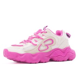 Pantofi dama sport din piele mix, Gryxx 0G36398 81-Z, fuchsia