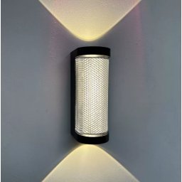 Aplica LED de exterior AX155 8W, metal negru, iluminare sus-jos