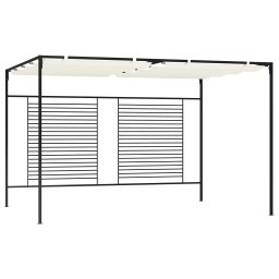 Pavilion gradina acoperis retractabil crem 3x4x2,3 m 180 g/m² GartenMobel Dekor