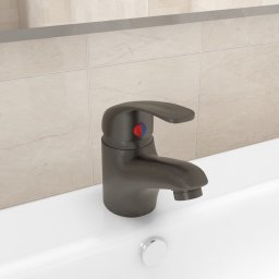 Baterie mixer de chiuveta, gri, 13x10 cm GartenMobel Dekor