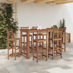 Masa de bar, lemn masiv de acacia, 150 x 70 x 105 cm GartenMobel Dekor