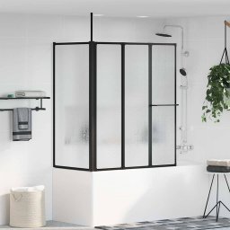 Paravan de dus Alb 120 x 70 x 137 cm Aluminiu GartenMobel Dekor