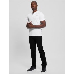 GUESS Tricou negru / alb