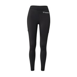 Hummel Pantaloni sport 'RUN' gri deschis / negru