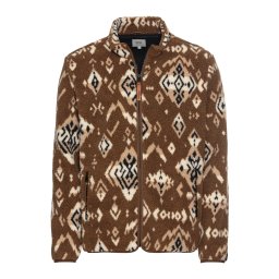 CAMEL ACTIVE Jachetă fleece bej / maro / maro deschis