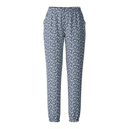 CALIDA Pantaloni de pijama albastru deschis / albastru închis / alb