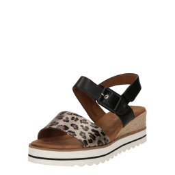 TOM TAILOR Sandale maro / maro închis / bronz / negru