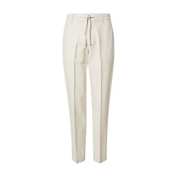 SELECTED Pantaloni cu dungă 'SLHLEROY' gri deschis