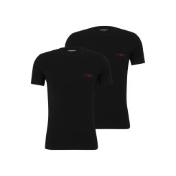 Emporio Armani Tricou roșu / negru
