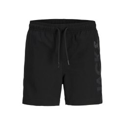 Jack & Jones Junior Șorturi de baie 'JPSTMaui Wave' gri închis / negru