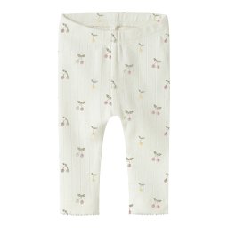 NAME IT Leggings 'NBFFICHERRY' galben lămâie / oliv / roz eozină / alb