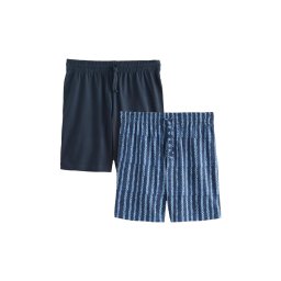 Next Pantaloni de pijama bleumarin / albastru gențiană / albastru deschis