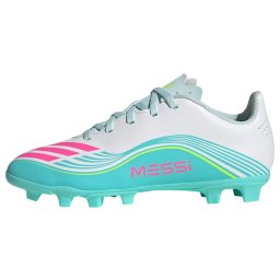 ADIDAS PERFORMANCE Pantofi sport 'F50 Messi Club' azur / verde neon / roz neon / alb