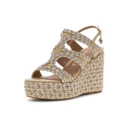 GUESS Sandale 'EVERS' bej / alb