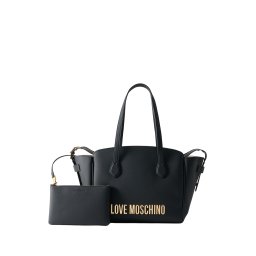 Love Moschino Plase de cumpărături negru
