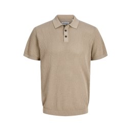 JACK & JONES Pulover 'JJJess' maro cappuccino