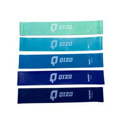 Banda elastica pentru antrenament, 30 x 5 cm, set 5 bucati