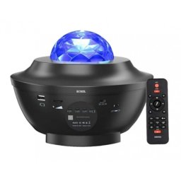 Proiector stil lampa de veghe galaxy pentru camera si boxa incorporata