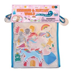 Buddy & Barney: Lipește de faianță!, jucărie de baie - Unicorni și prințese