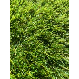 MOSTRA Gazon Artificial Premium, Lungime Fir 38 mm, Marime max. 50 x 50 cm, 2 Nuante de Verde, Fire Drepte si Carliontate, Imitatie Perfecta Gazon Natural, Polipropilena, Curte, Terasa, Piscina