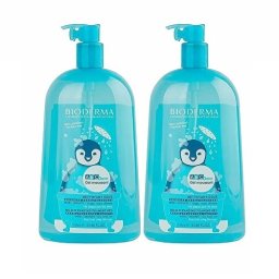 Set Gel spumant curatare delicata, ABCDerm Bioderma, 2 x 1000 ml