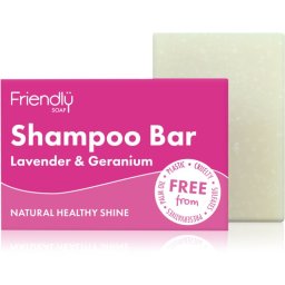 Friendly Soap Natural Shampoo Bar Lavender & Geranium săpun natural pentru păr 95 g
