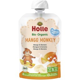 Piure de mago si banane, cu iaurt, fara gluten, pentru copii +8 luni bio 100g