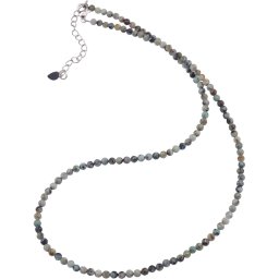 Colier cu sfere fatetate din Turcoaz, 3mm