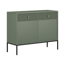 Comodă SUE verde/neagră