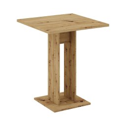 Masă STRAPO, 68 x 68 cm, stejar Artisan