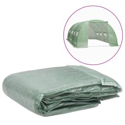 Copertina de rezerva pentru sera (16 m²), verde, 400x400x200 cm GartenMobel Dekor