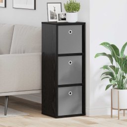 Bufet cu sertar Stejar Negru 30,5 x 27 x 84,5 cm GartenMobel Dekor