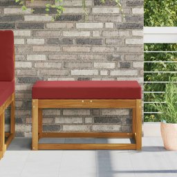 Perna de Sezut pentru Exterior bordo 80 x 40 x 8 cm GartenMobel Dekor