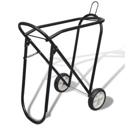Suport de sa pliabil din metal, cu roti GartenMobel Dekor