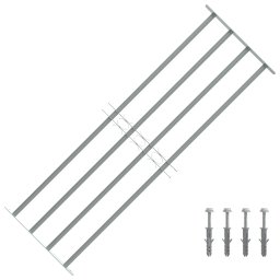 Grilaj de siguranta pentru ferestre cu 4 bare transversale 1000-1500mm GartenMobel Dekor
