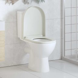Capac WC, închidere silentioasa, eliberare rapida, alb, patrat GartenMobel Dekor