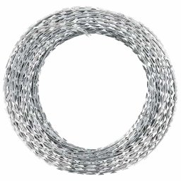 Sarma ghimpata BTO-22 Concertina cu lame, 100 m otel galvanizat GartenMobel Dekor